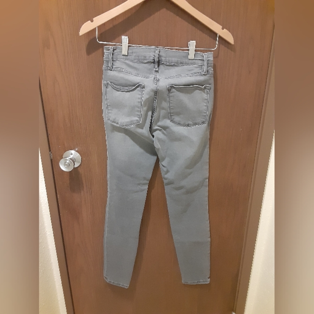 Frame Women's Jeans Denim Gray Le High  Skinny Jeans with Tapered Leg Size 26 - Picture 4 of 6